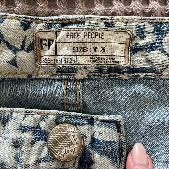 Low Rise Floral Denim by Free People - Picture 7 of 8